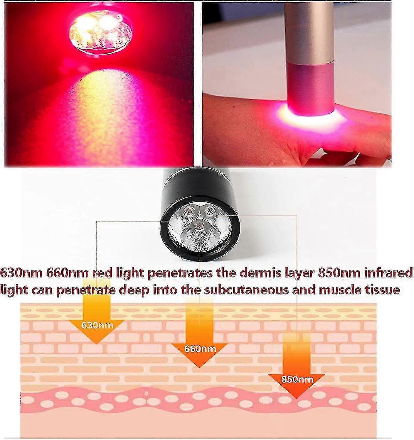Focused Red Light Therapy Lamp