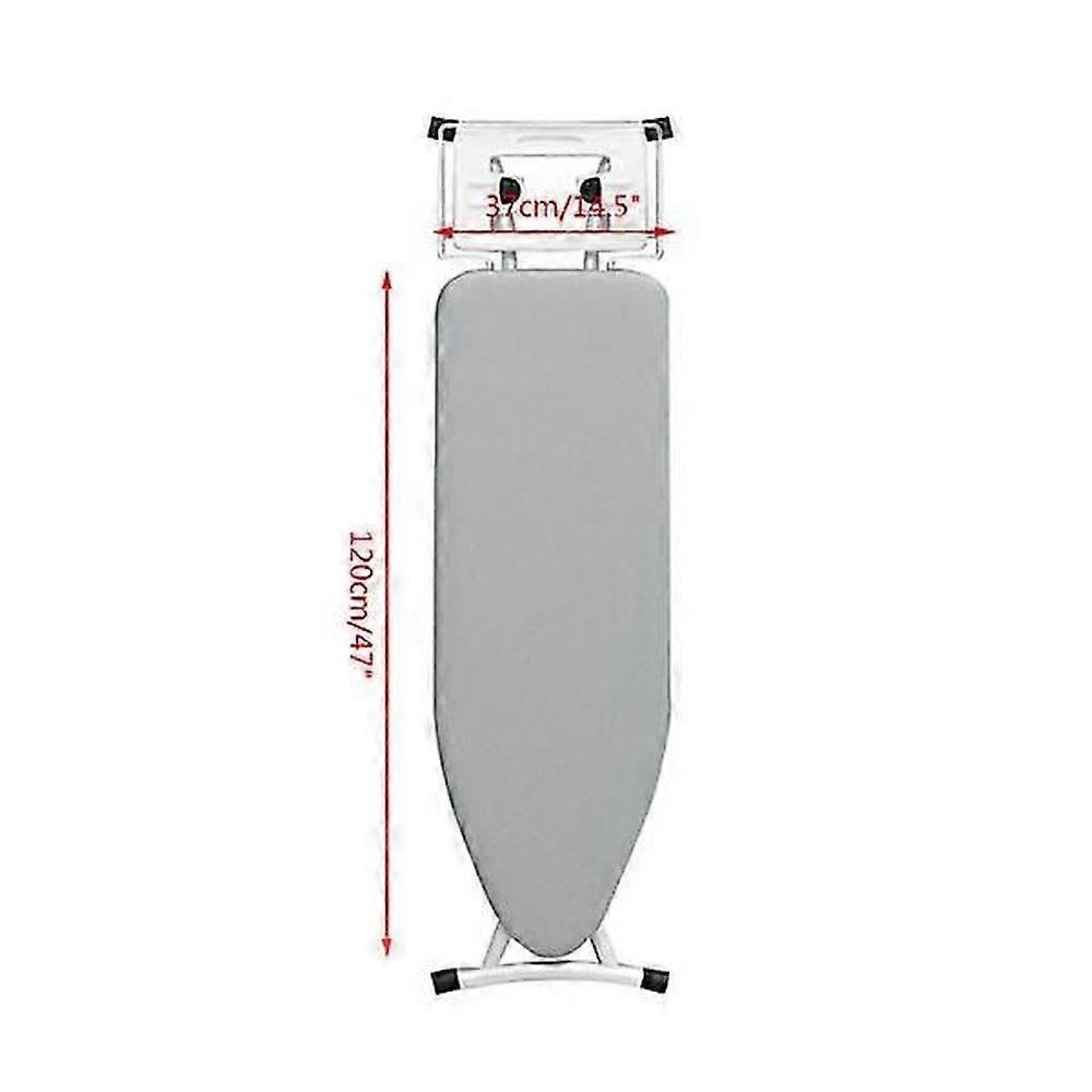 High Temperature Resistant Double Layer Polyester Ironing Board Cover, Gray