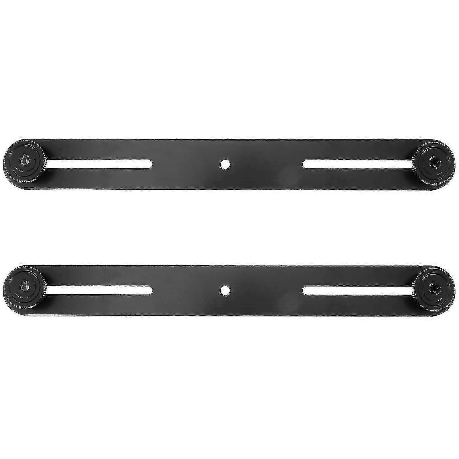 2PCS Adjustable Microphone Bar Double Mount Extension Bracket for Flash Light high grade