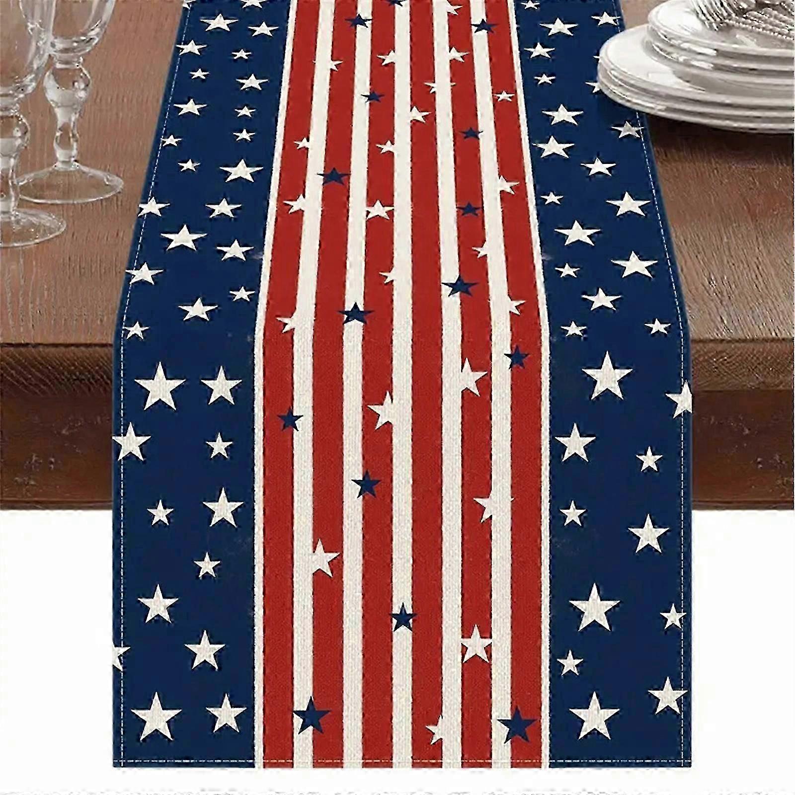 Vintage Slip-Proof Linen Table Runner