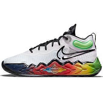 Nike Air Zoom G.T. Run EP basketbalschoenen, unisex, laag model, wit/groen/rood/zwart/geel DM7235-109