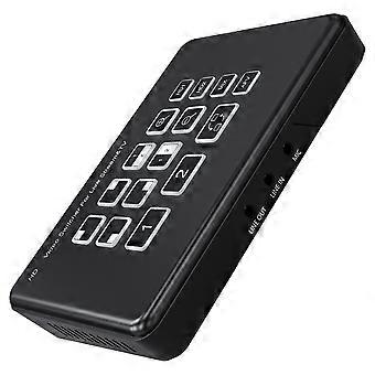 Commutateur vidéo de diffusion en direct double HDMI compatible 2 canaux, mélangeur vidéo pour caméra de diffusion en direct, enregistrement UVC, prise UE