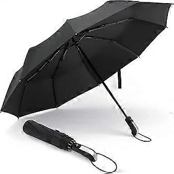 Compact Auto-Open Waterproof Windproof Travel Umbrella