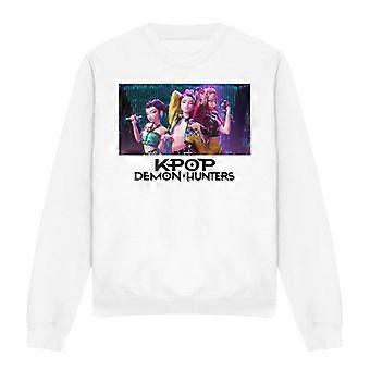 K-Pop Demon Hunters Unisex Adult Huntrix Group Singing Sweatshirt