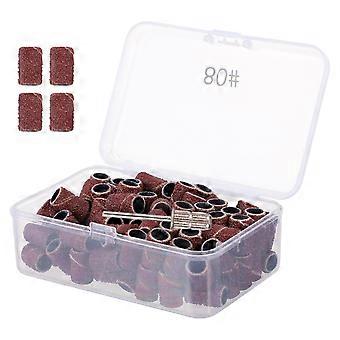 Resin Nail Drill Sanding Bands 100Pcs for Nail Surface Preparation and Care