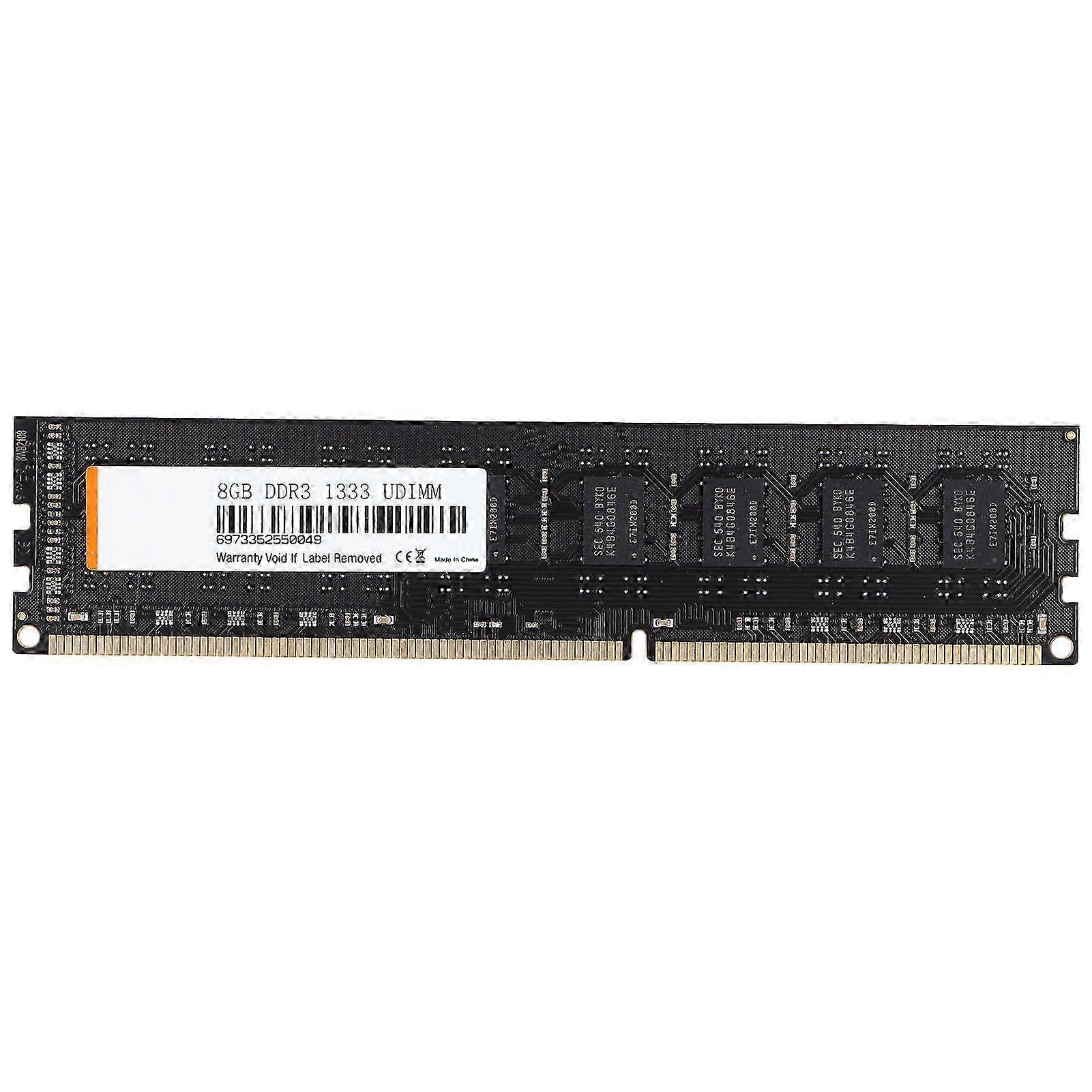 Desktop Memory Module Increase Memory Capacity Stable Performance Fast Heat Dissipation DDR3 Memory Module for Computer1333MHz 8GB