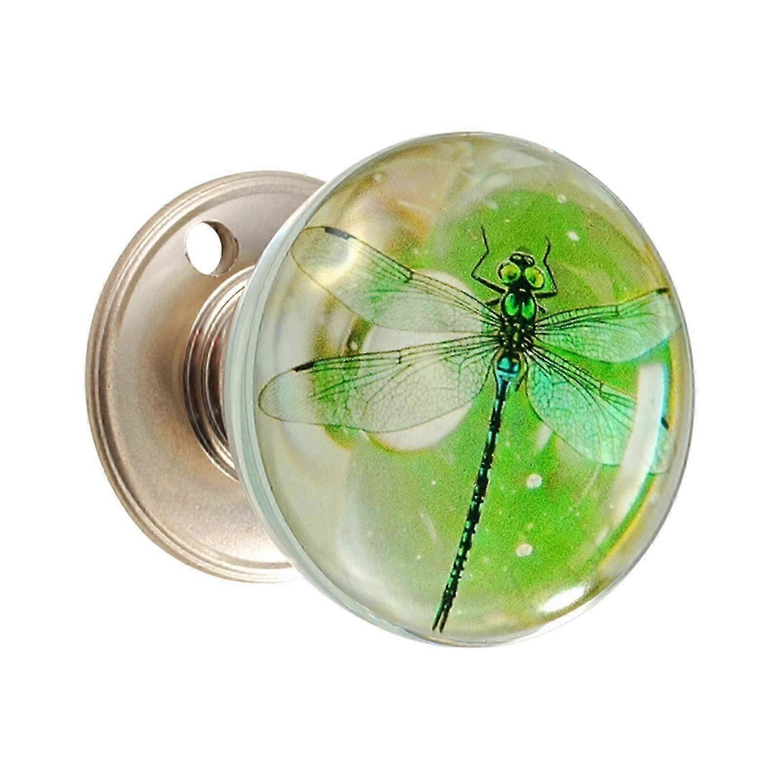Decorative Ball Door Knob Featuring Nature Inspired Pattern Rustproof Comfortable Handle Simple Maintenance Multicolor