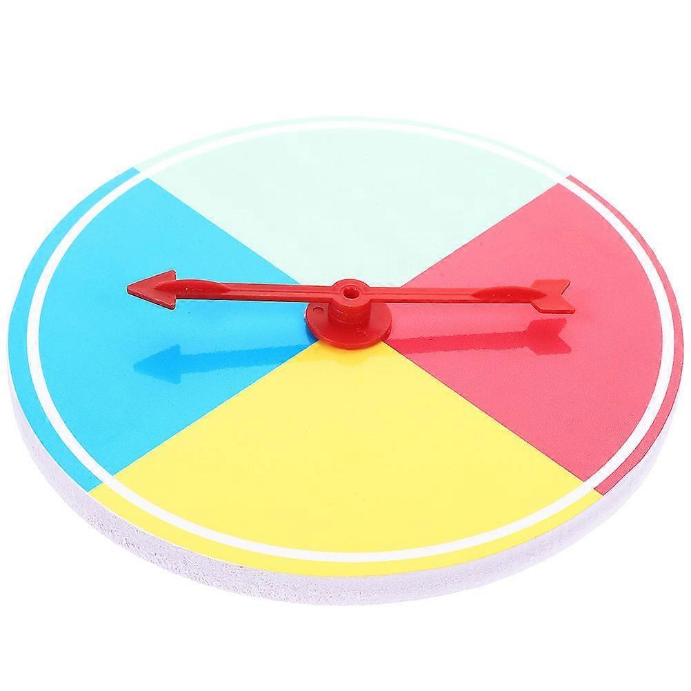 Rotatable Prize Wheel Game Wheel compatible with Prank Use Plastic Multi Color