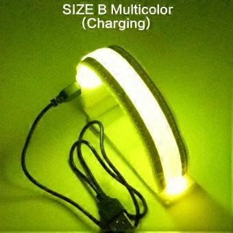 Outdoor Sports Night Running Armband LED Light USB Rechargeable Safety Belt Arm Leg Warning Wristband Cycling Bike Bicy