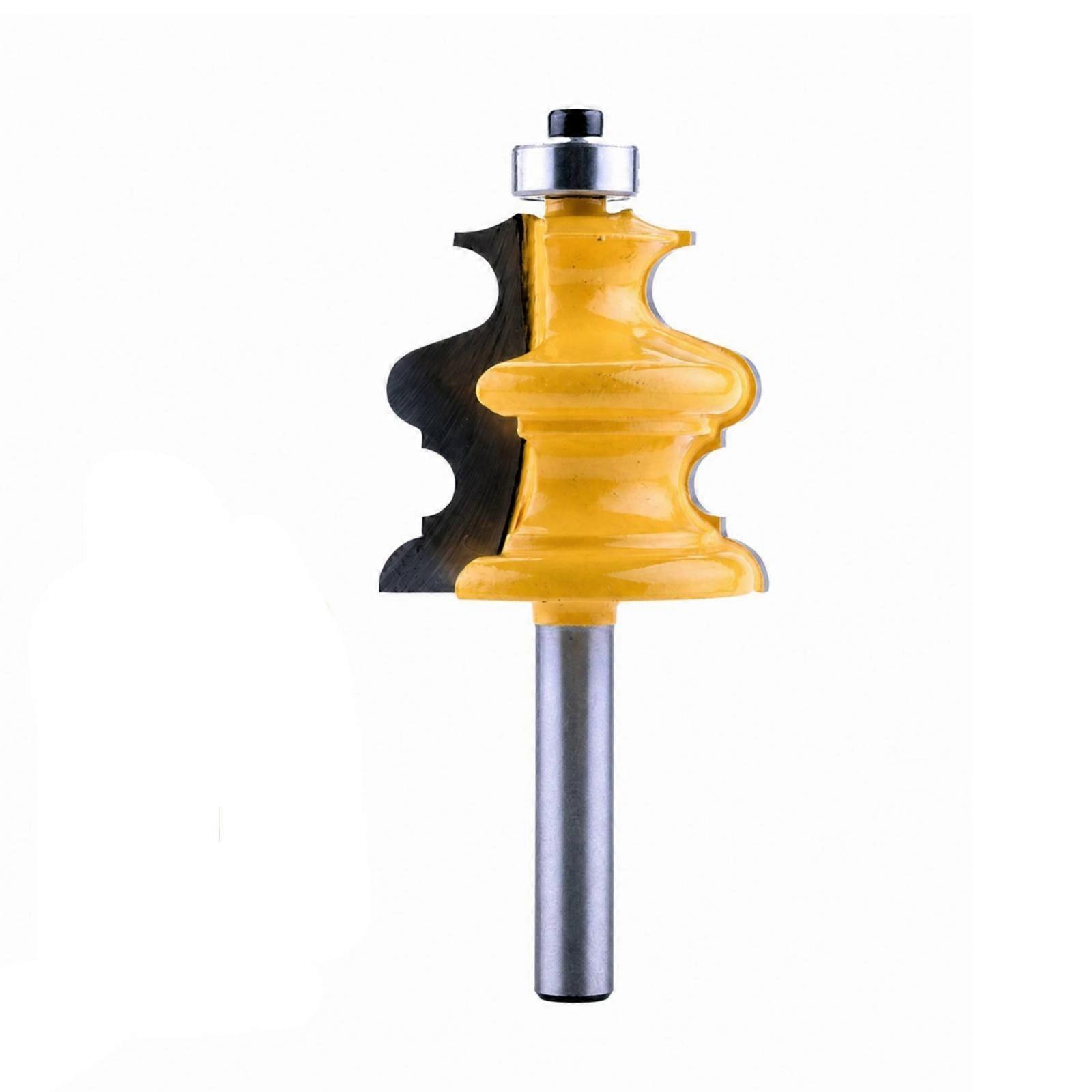 Decorative Profile Router Bit Cabinetry Compatible, Handrail ready for projects