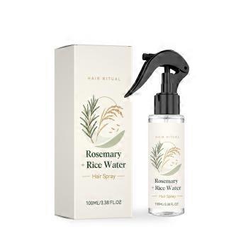 2pcs Rosemary Hair Styling Spray, natural styling, fresh herbal, tames frizz, suitable for dry and wet hair
