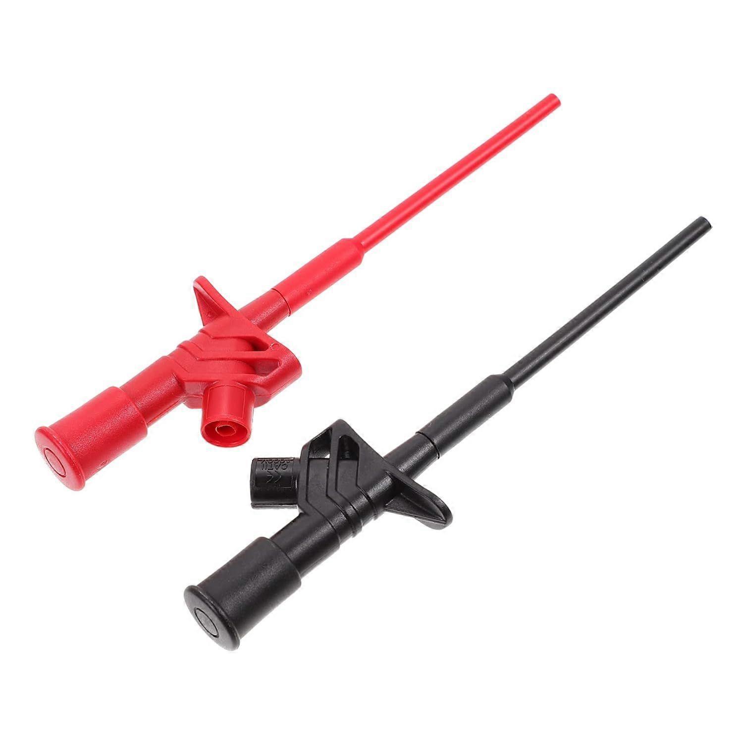 High Voltage Test Hook Clips, 2Pcs Brass Stainless Steel