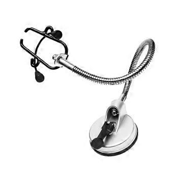 Hands Hair Dryer Holder with 360° Rotating Suction Stand for Easy Styling and Adjustable Airflow