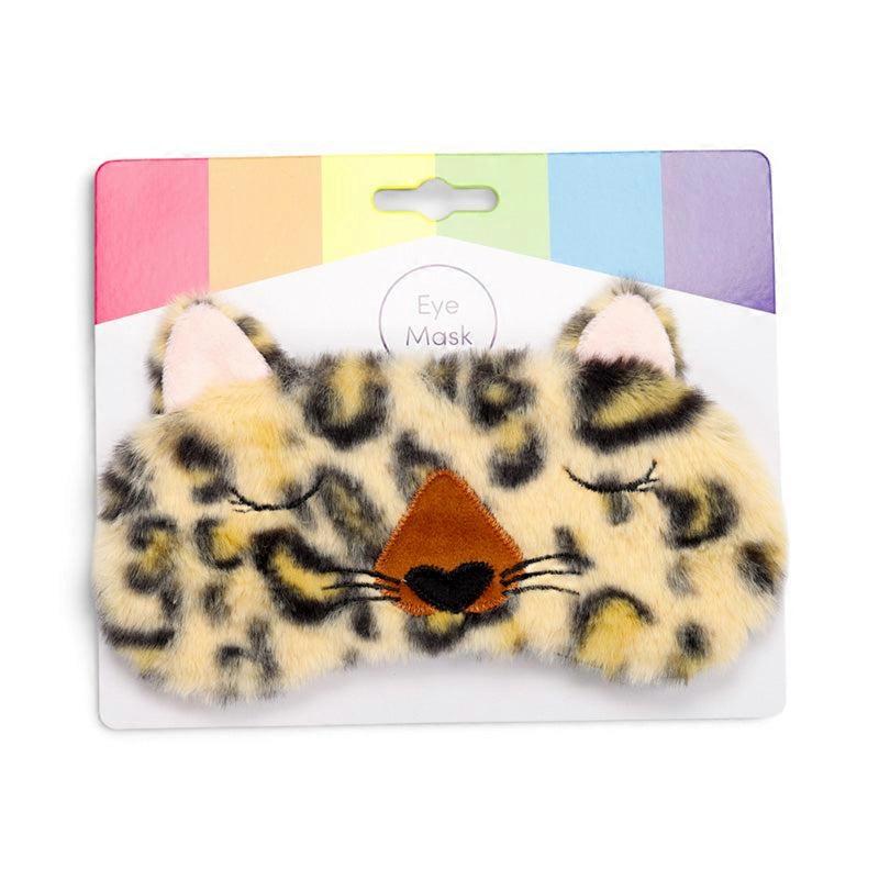 Puckator Plush Adoramals Leopard Eye Mask EPP35 | Acotis - Polyester