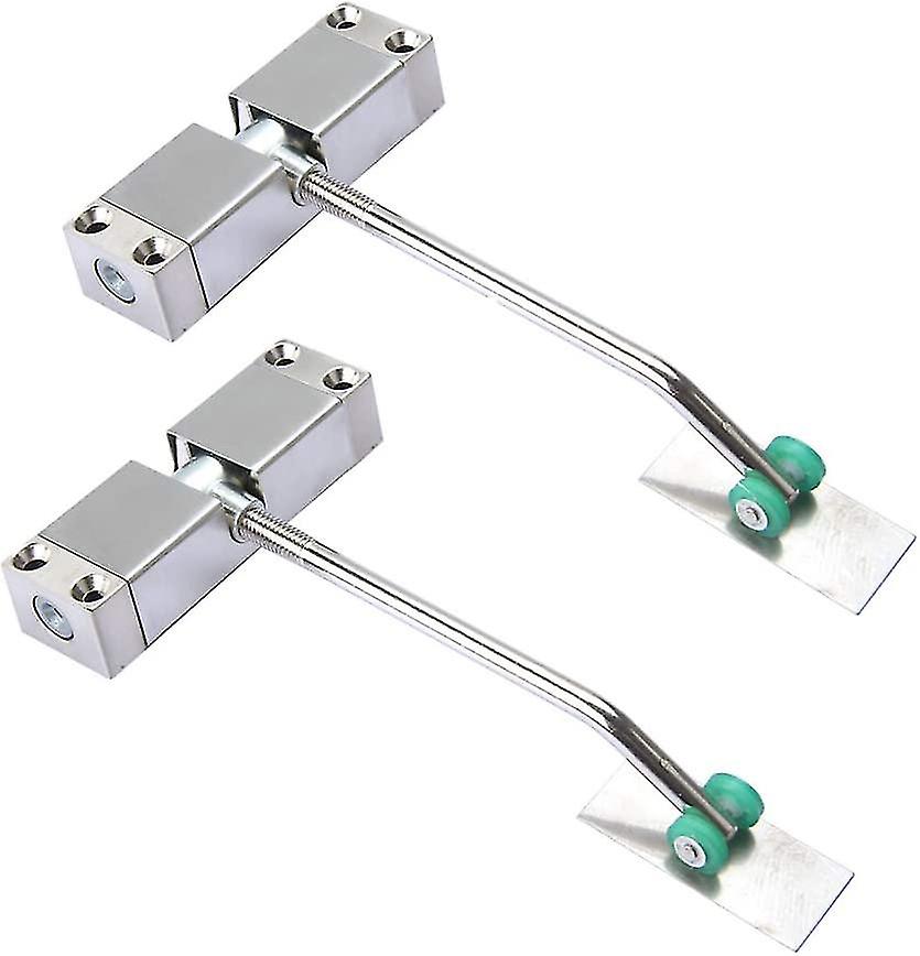 2pcs Door Closers, Automatic Door Closer Mechanical Speed Control Up To 40kg, Come With Hex Key And Screw