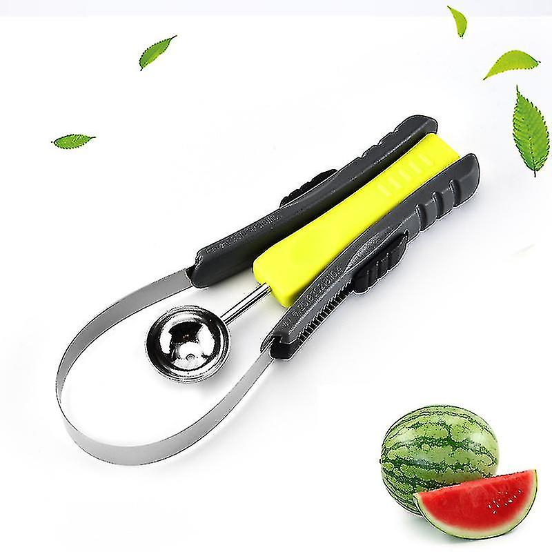 2 In 1 Dig Fruit Scoop Stainless Steel Multi-functional Pulp Separator With Comfortable Handle
