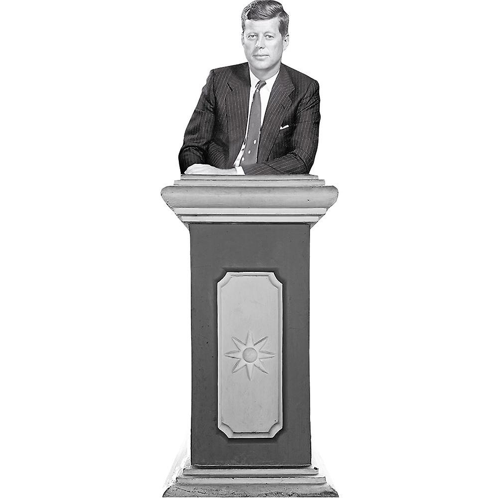 JFK (Speech) Cardboard Cutout (lifesize OR mini size). Standee. Stand Up.