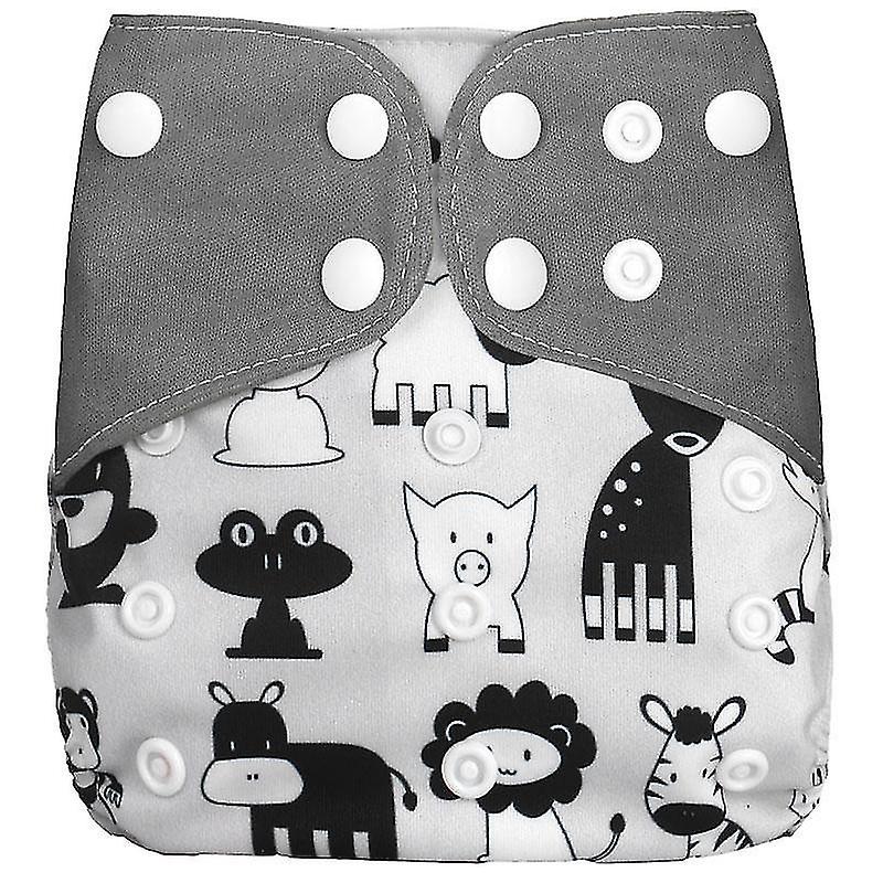 L Reusable Pocket Adjustable Baby Nappies Suede Inner Cloth Diaper