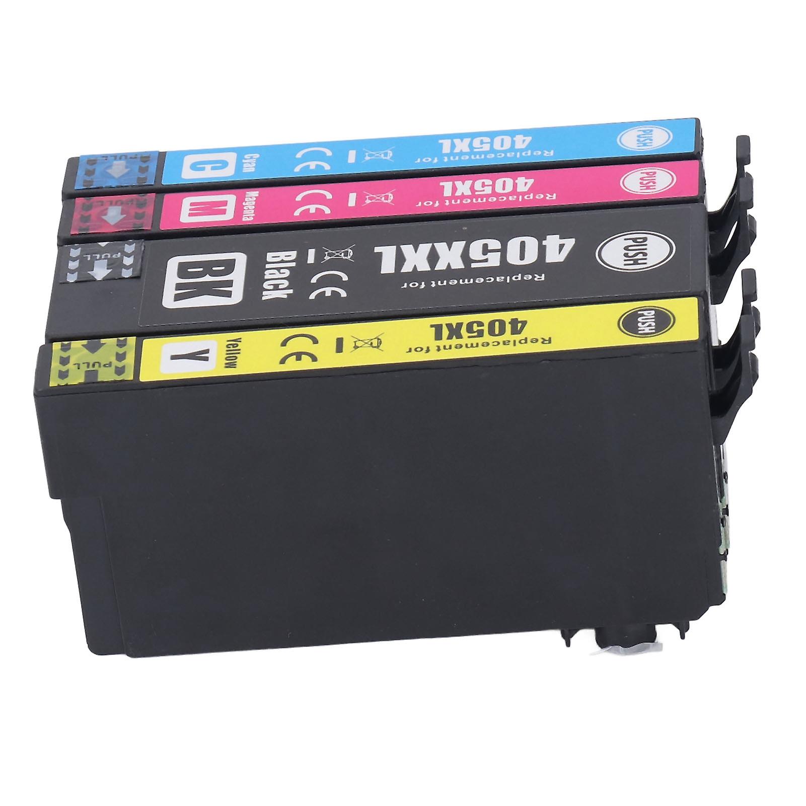 4PCS Tintenpatrone Smooth Output BK C M Y Drucker Tintenpatronen-Set für WorkForce Pro WF 3820DWF