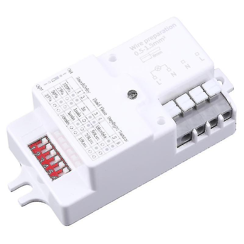 Ac 220v-240v/50hz Microwave Radar Sensor Body Motion Detector For Led Light