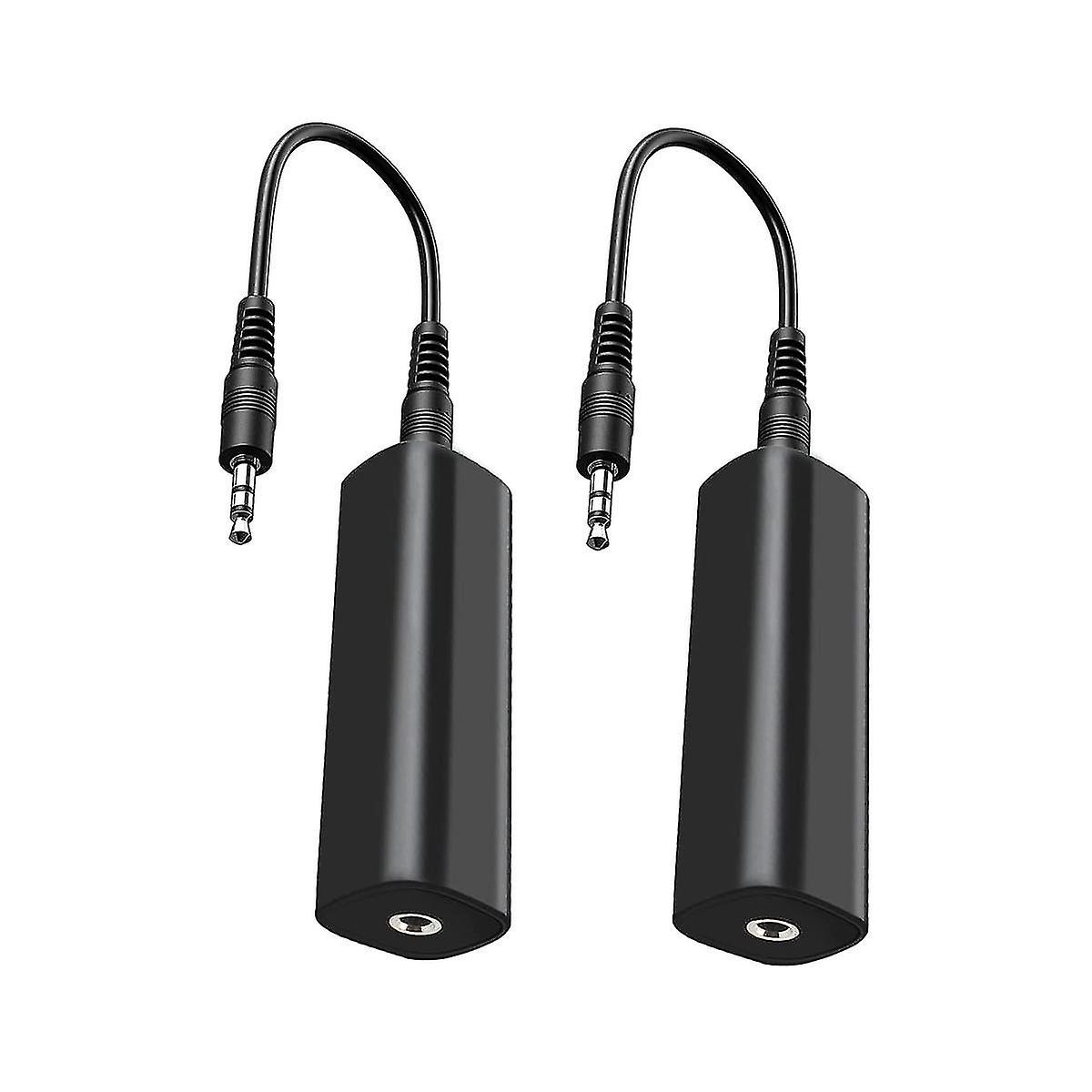 Ground Loop Isolator Noise Filter For Car Audio/home Stereo,2 Pcs With 3.5mm Audio Cables