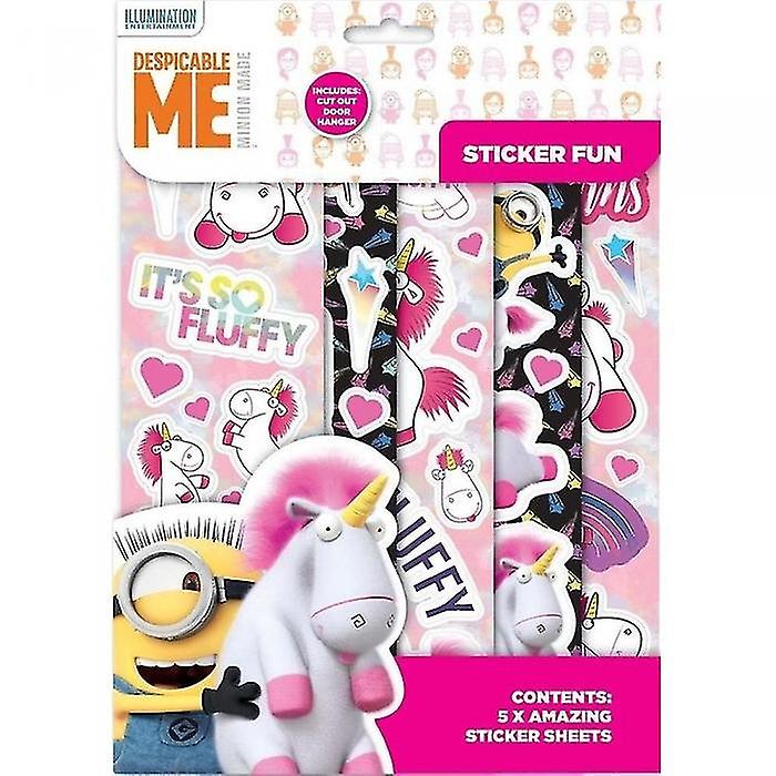 Despicable Me Fluffy Stickers Set (Pack Of 6)