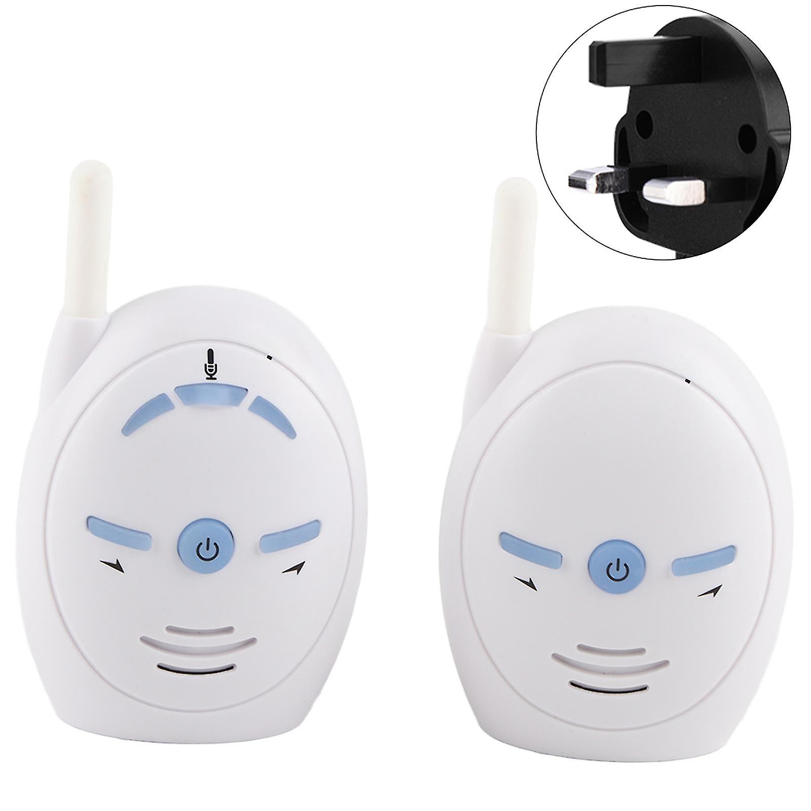 Audio Baby Monitor Dc 5v 2.4ghz Digital Wireless Two Way Talk Intercom Sound Reminder(uk Plug)