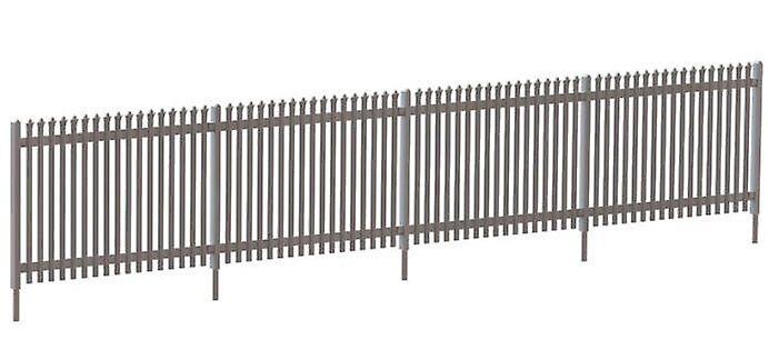 Wills SSM317 Modern Palisade Fencing OO (1/76) Plastic Unpainted (Precoloured) Fences & hedges Scale model