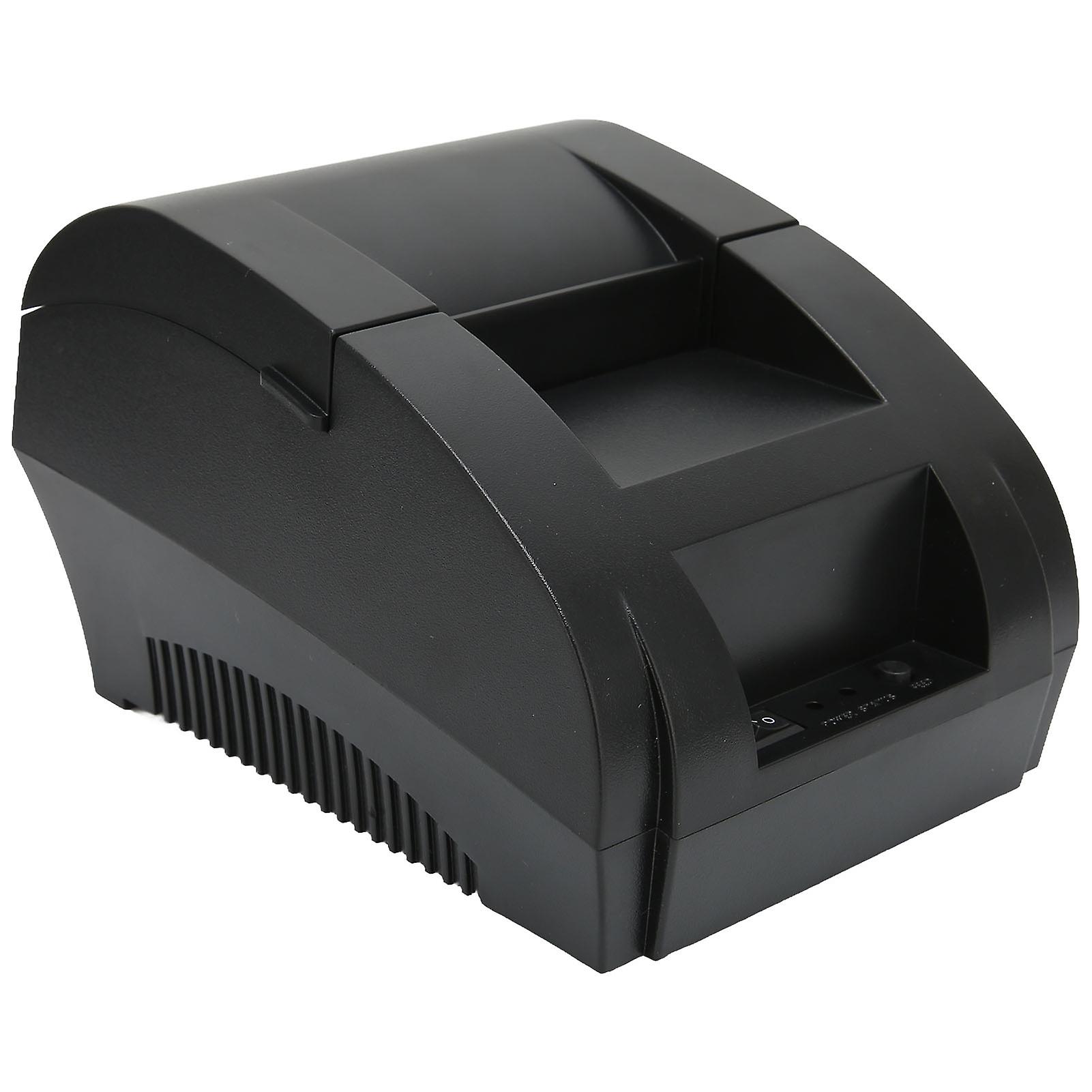 Label Printer 90mm/s Fast Printing Speed High Resolution Space Saving Design Thermal Printer 100V to 240VUS Plug