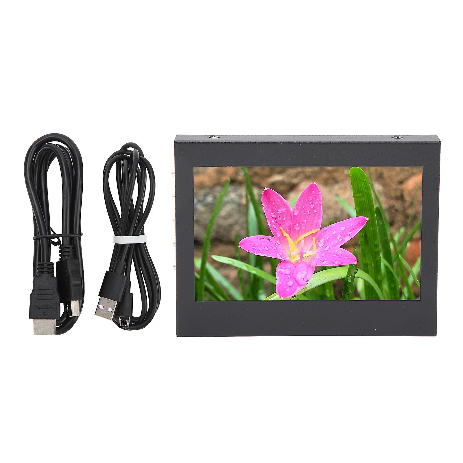 5in IPS Touch Screen Monitor With VGA USB HD Multimedia Interface Color Screen Monitor with Adjustable Bracket