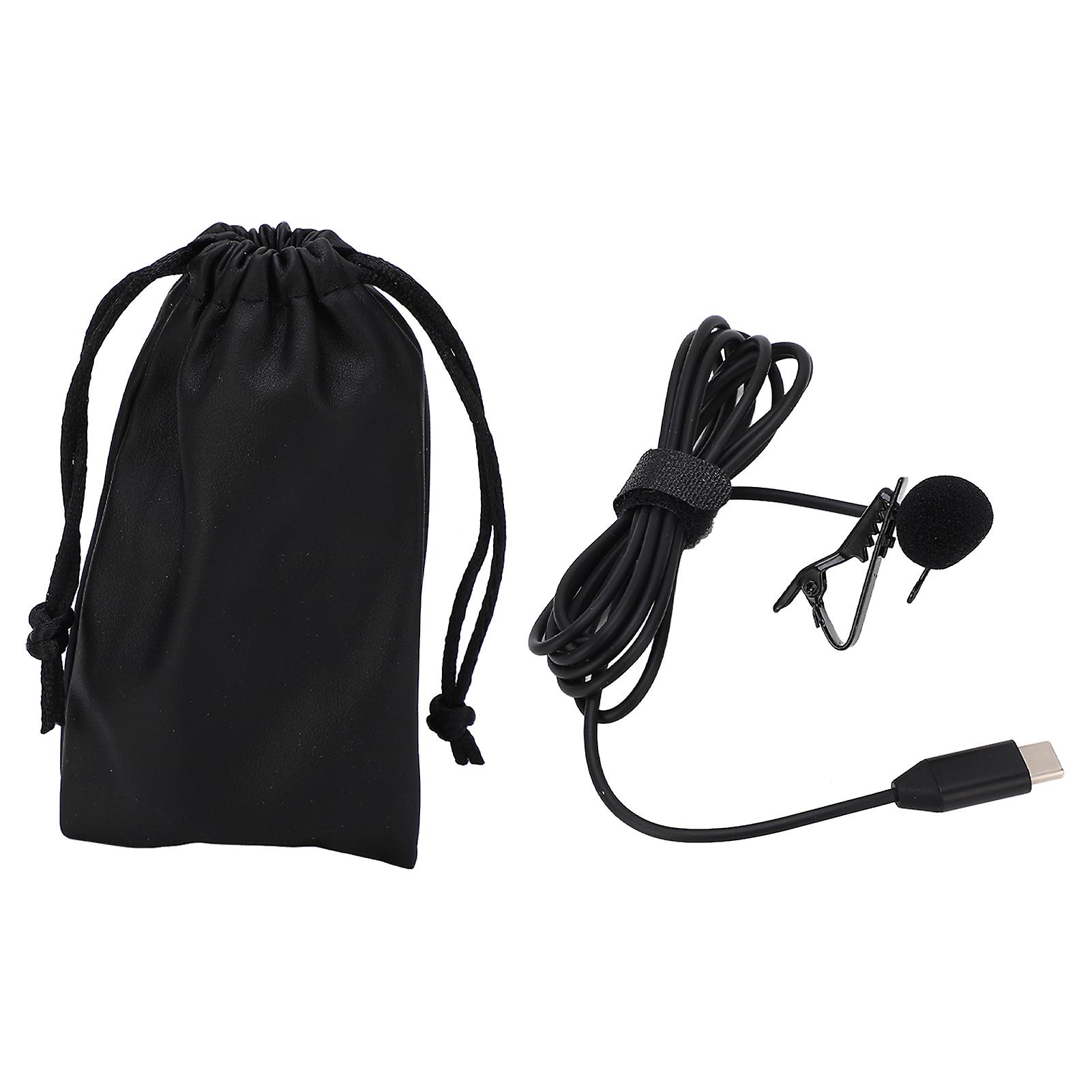 Lapel Microphone Anti Interference Omnidirectional Clip On Lavalier Microphone for Insta360 ONE X2 X3