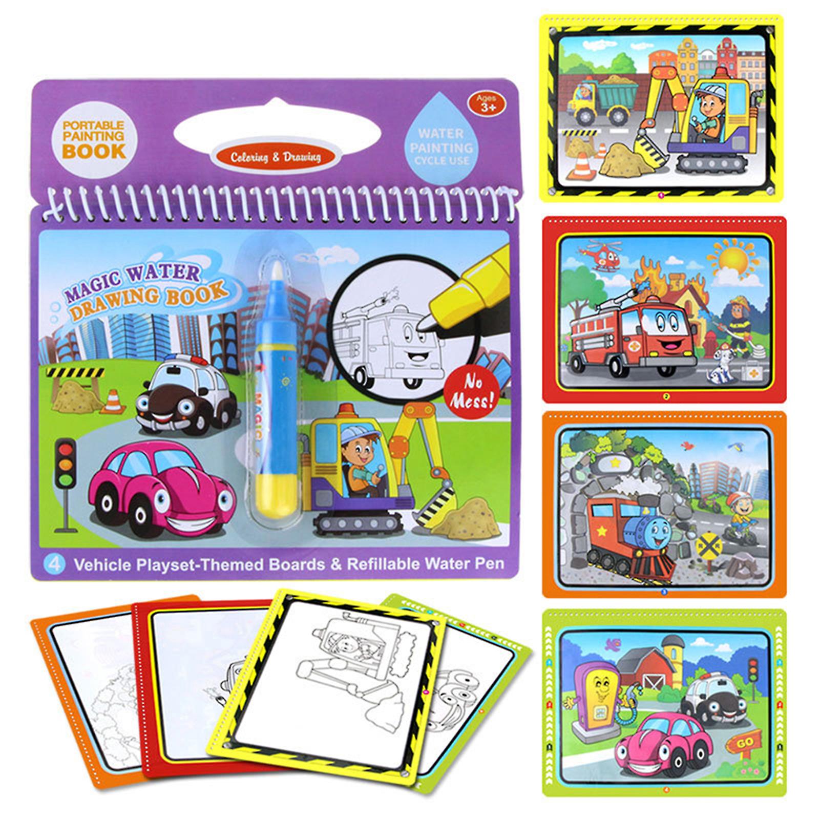 Magic Water Drawing Book Coloring Book Doodle Magic Pen Painting Kids Toy Gifts