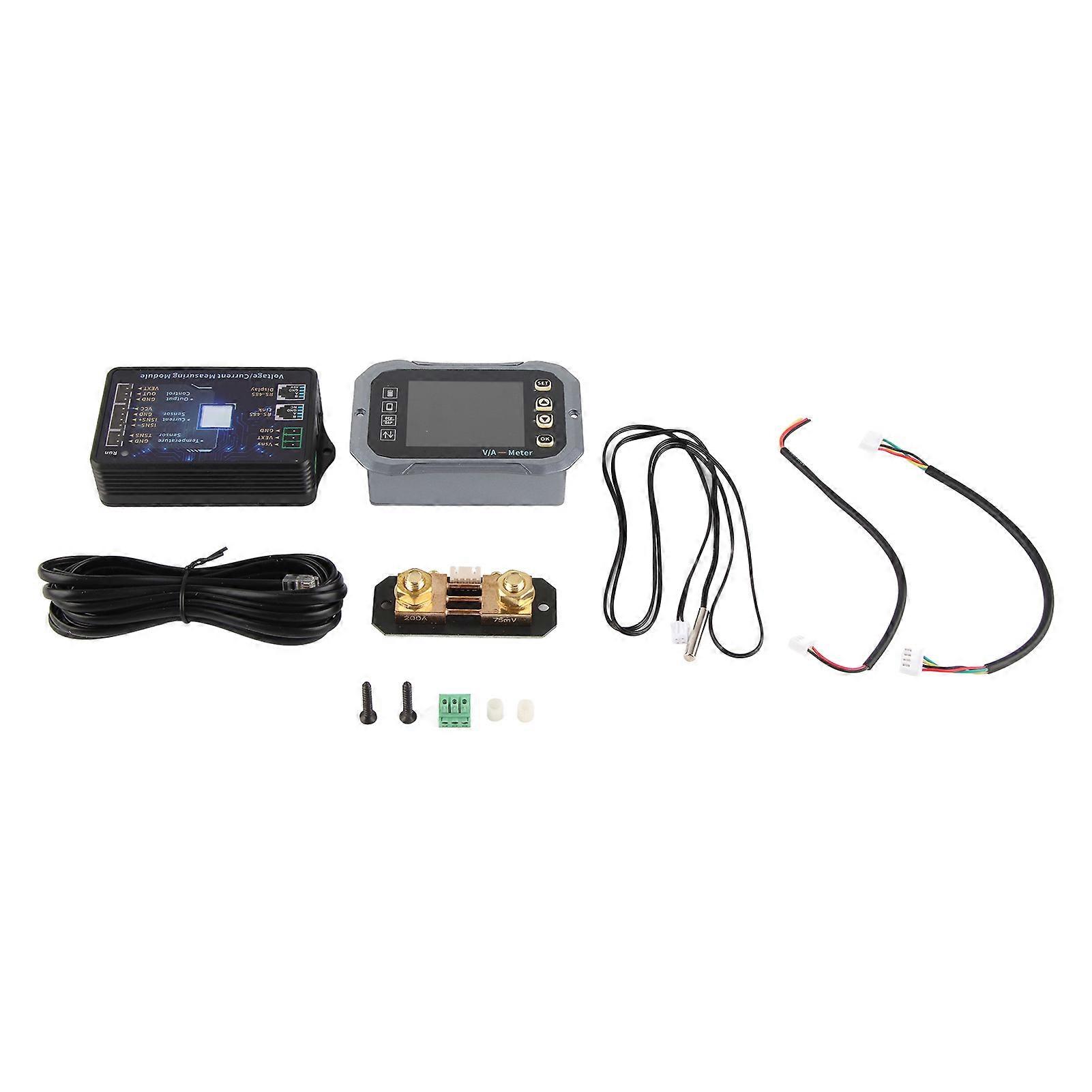 Battery Tester Voltmeter Ammeter Battery Coulometer Capacity Indicator