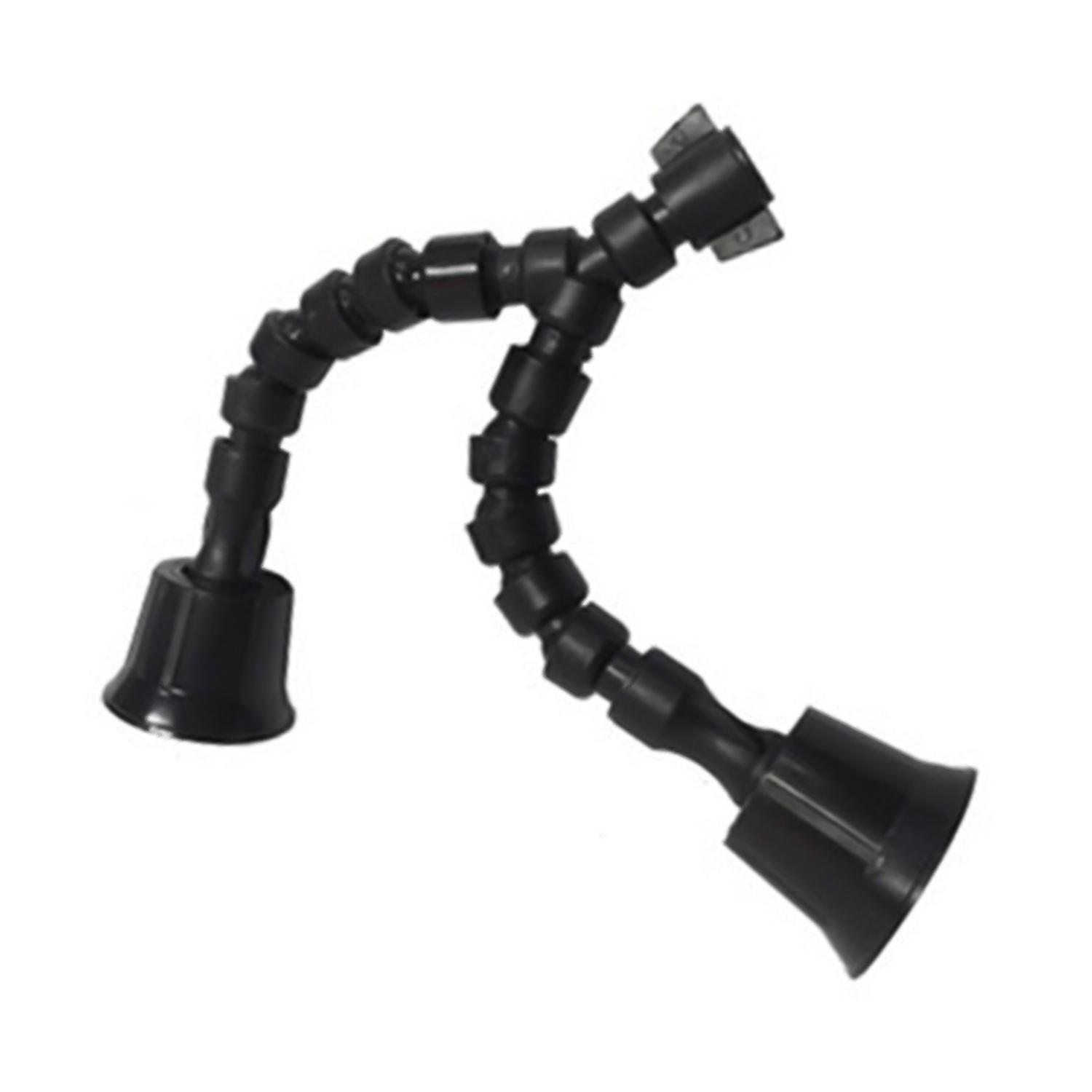 Spray Nozzle Effective Adjustable Plastic 360 Degree Rotation Garden Sprinkler for Yard BoSaiD