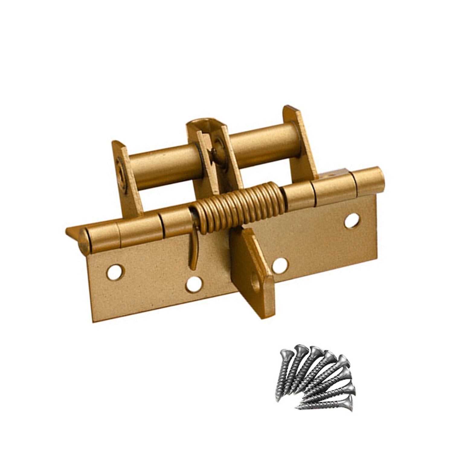 1 Set 4 Inches Automatic Door Hinge 90 Degree Positioning Universal Multifunctional Heavy Duty