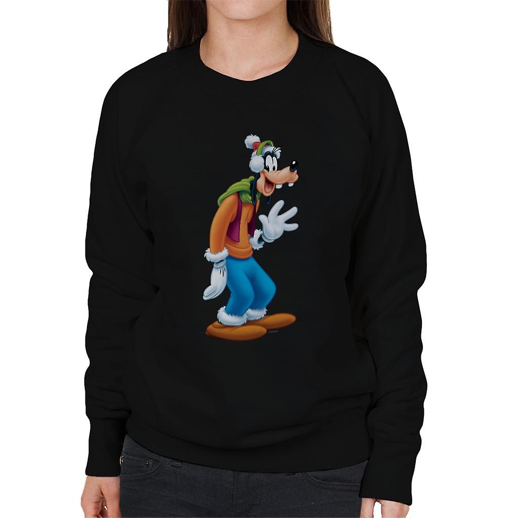 Disney Christmas Goofy Festive Wave Women's Sweatshirt