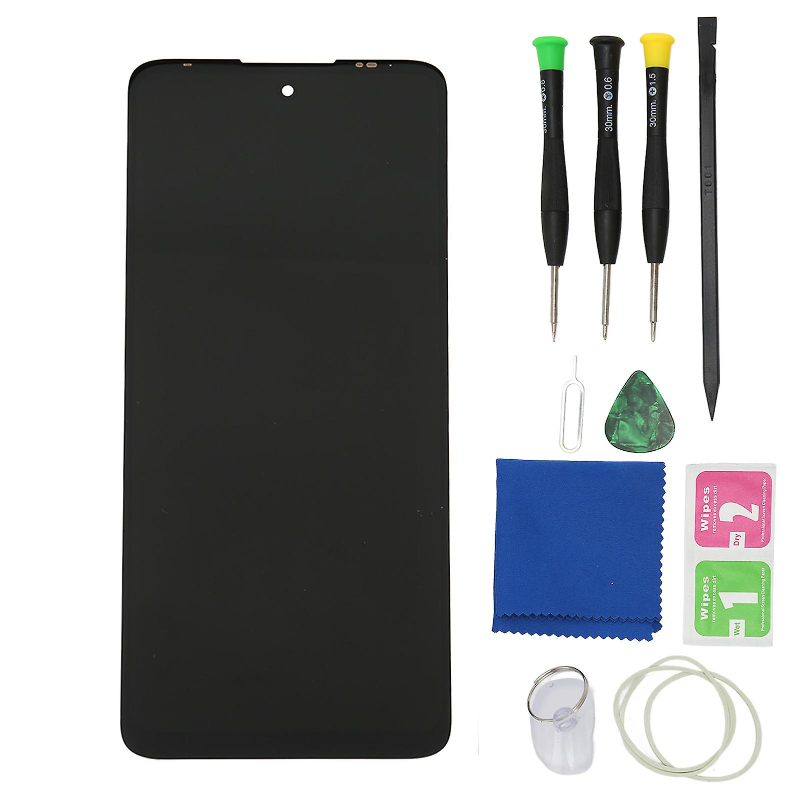 6,8 polegadas LCD Touch Screen Digitizer Assembly com kit de ferramentas de reparo profissional para Motorola Moto G51 5G