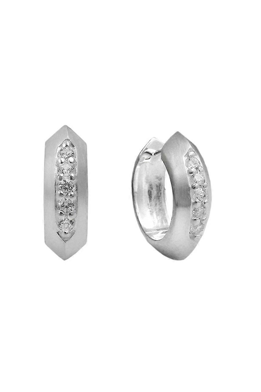 Hoop Earrings 15x5mm Silver 925 - Gl93613