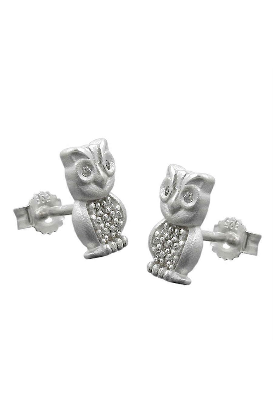 Earrings Studs Owl Zirconia Silver 925 - Gl91780