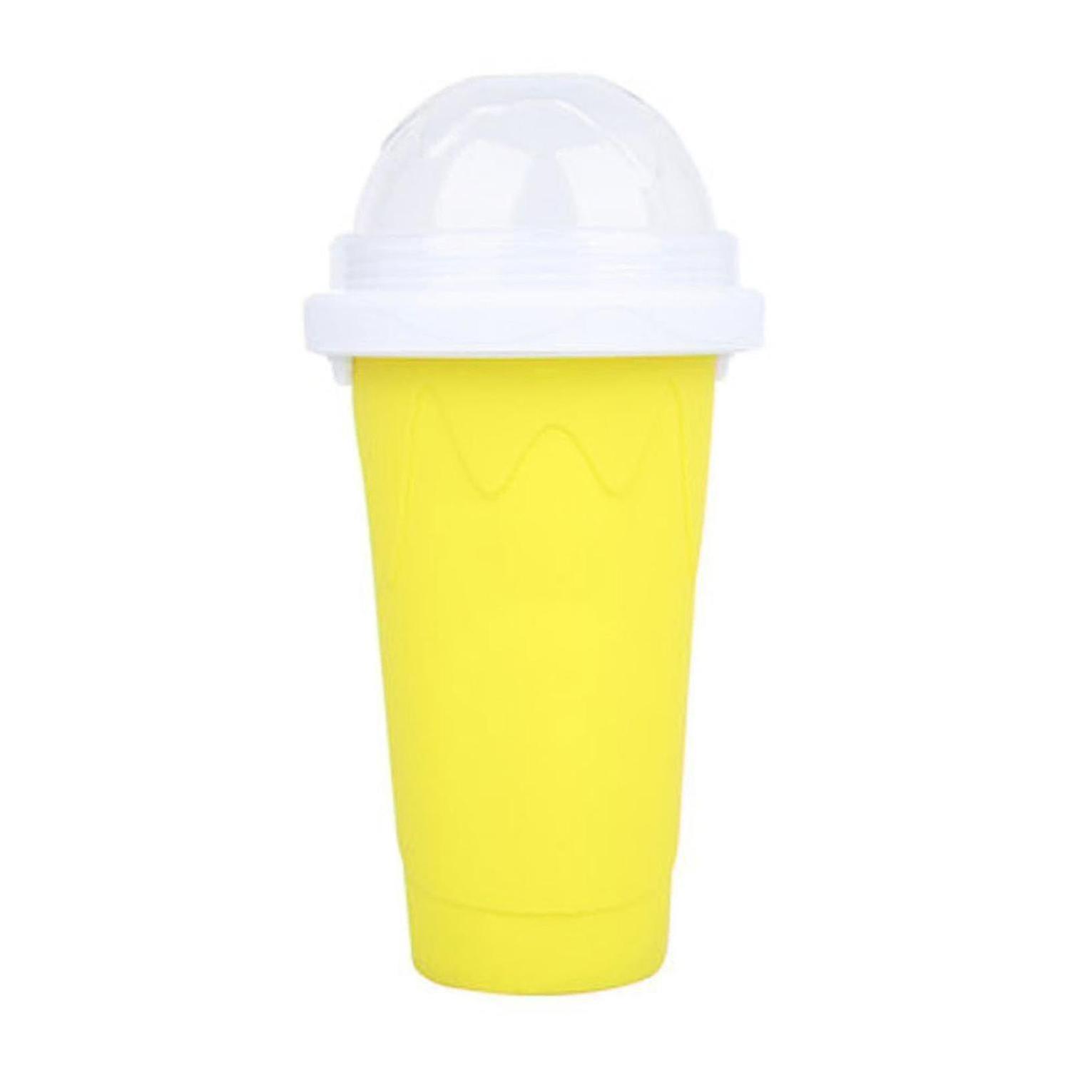 Smoothies Cup Eco friendly Double Layer Silicone Slushy Ice Cream Maker For Home