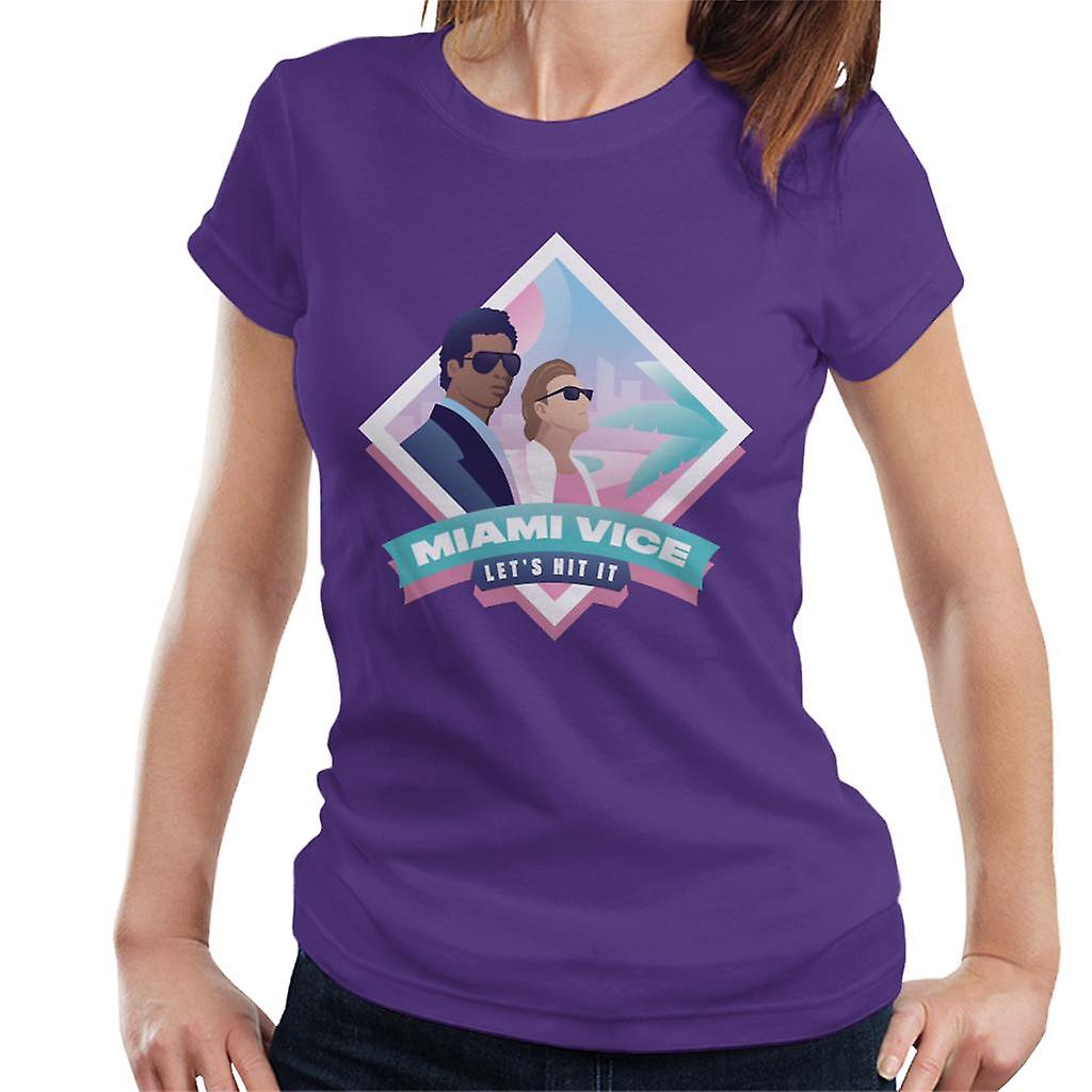 Miami Vice Lets Hit It Women's T-Shirt