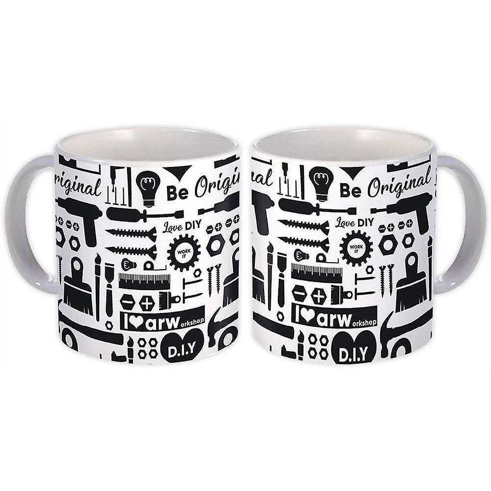 礼品杯:工作坊图案DIY