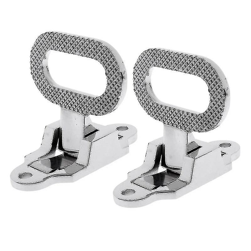 2Pcs Stainless Steel Folding Mast Step Marine Boat Yacht Car Rv Transom Step Fold Out Step
