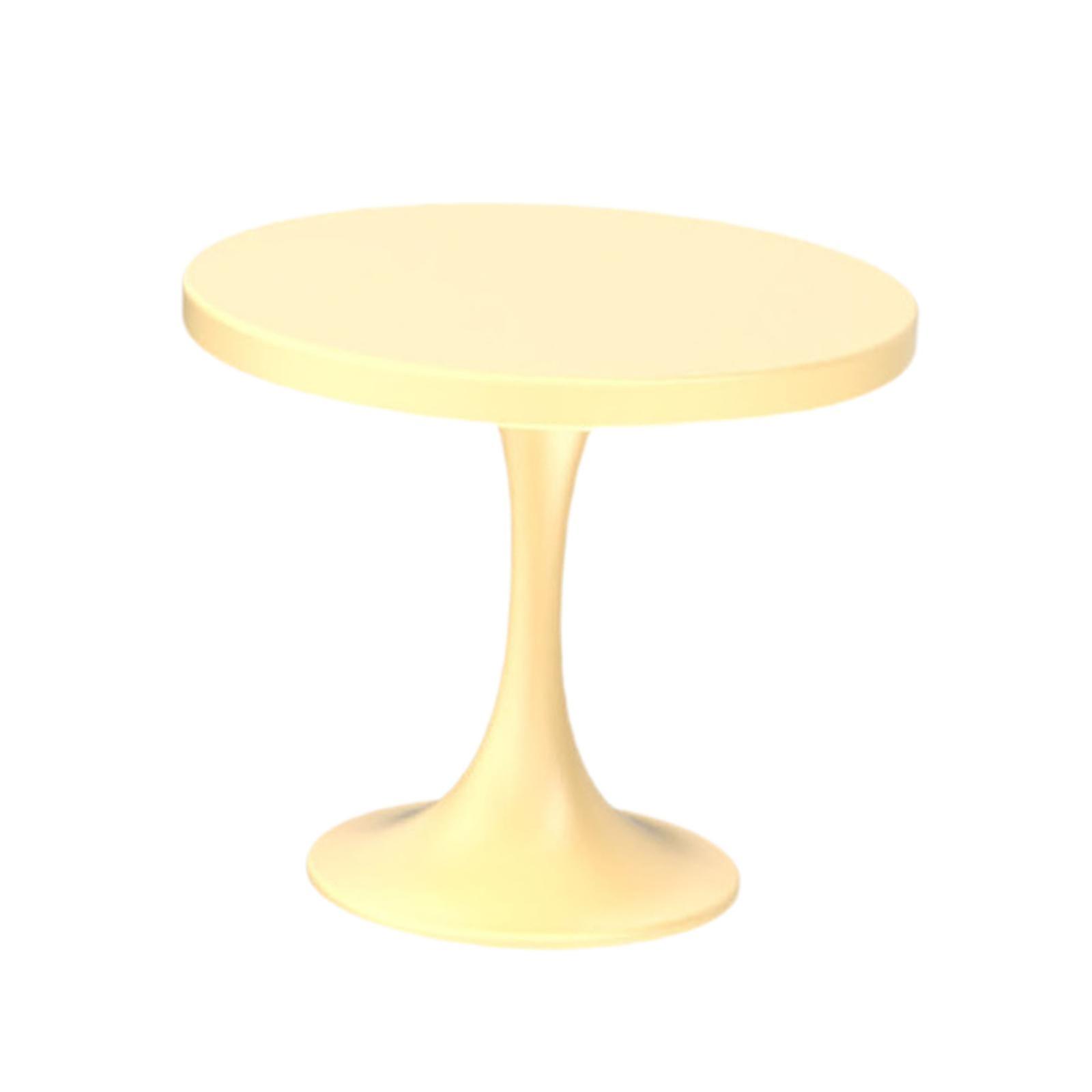 1/6dollhouse Table Accessories Mini Round Table for Garden Dollhouse