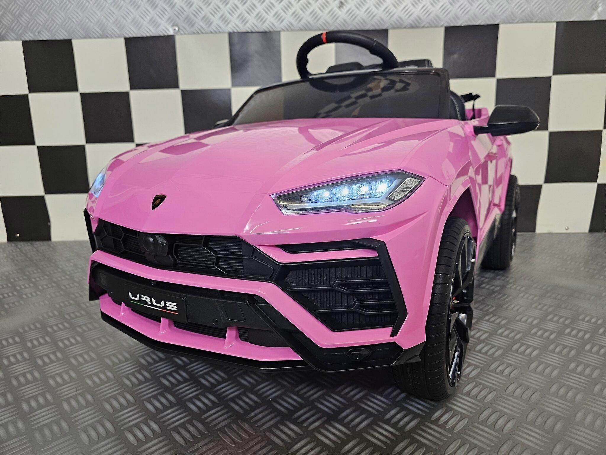 Accu kinderauto Lamborghini Urus roze 12 volt