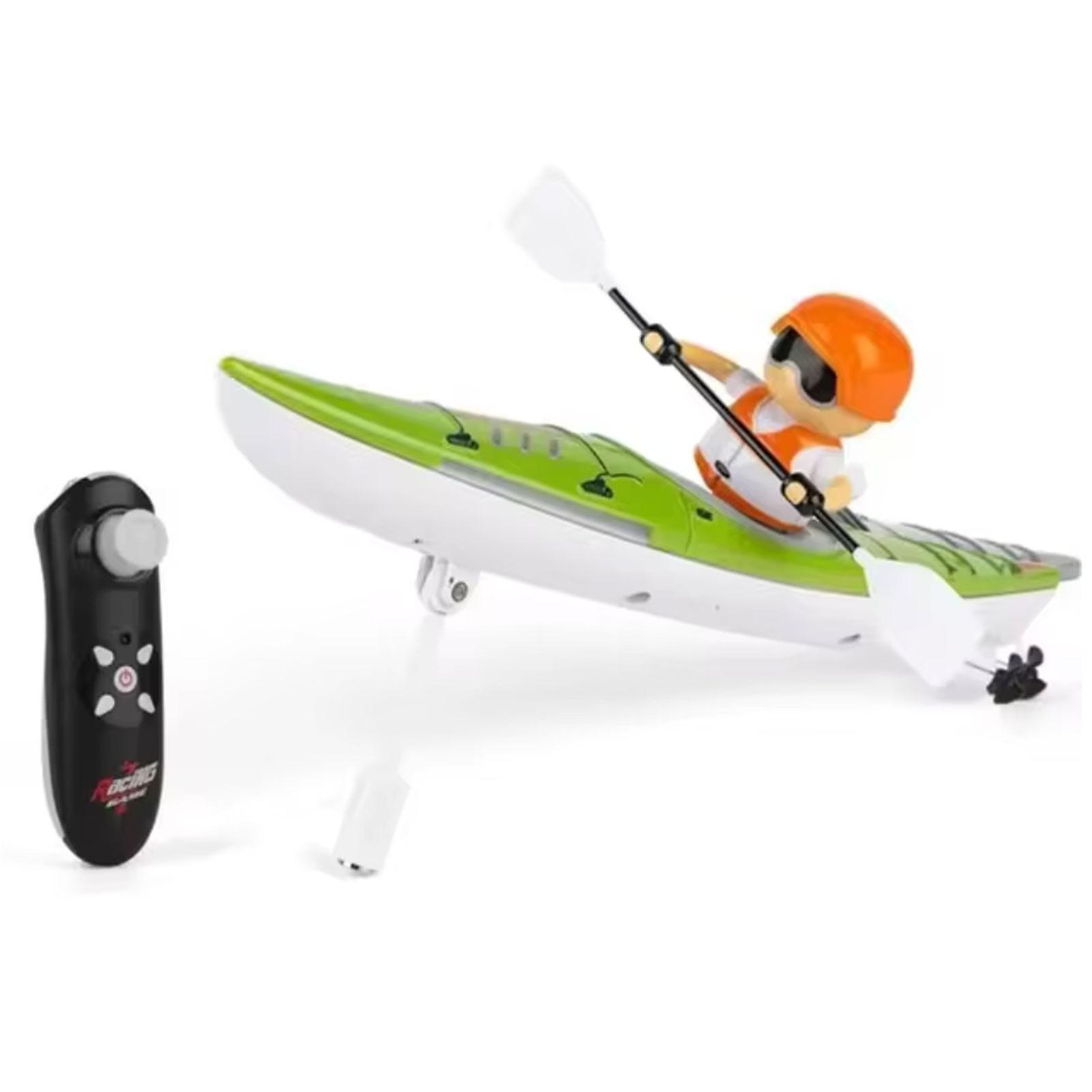 RC-Boat Remote Control Boat Toy with Colorful Light for Lake Pool