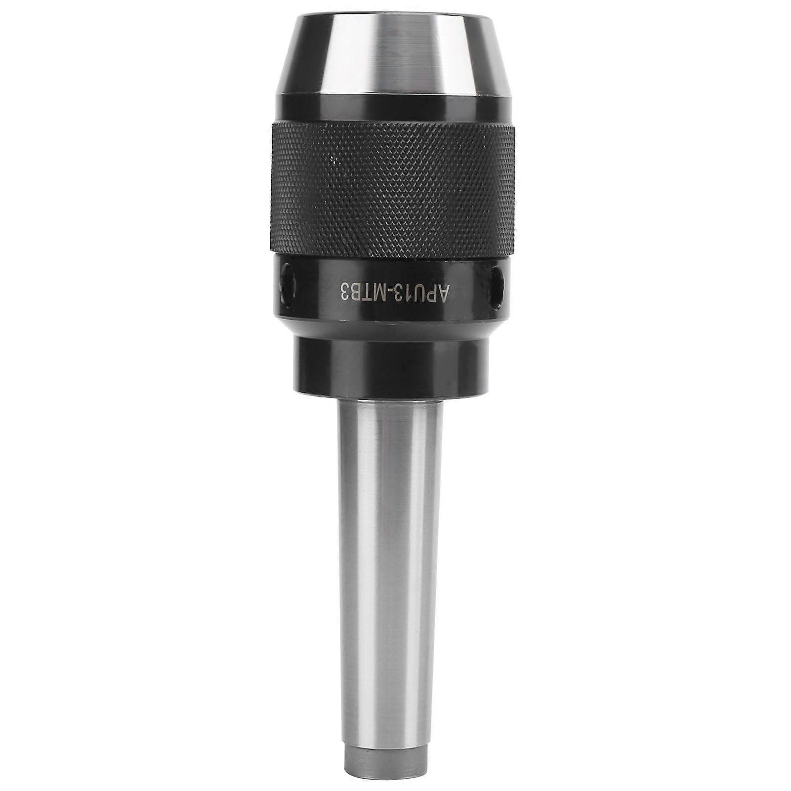 Drill Chuck 3Jaw Back Pull Type SelfTightening Lathe Tapping Clamping Tool APU13MTB3