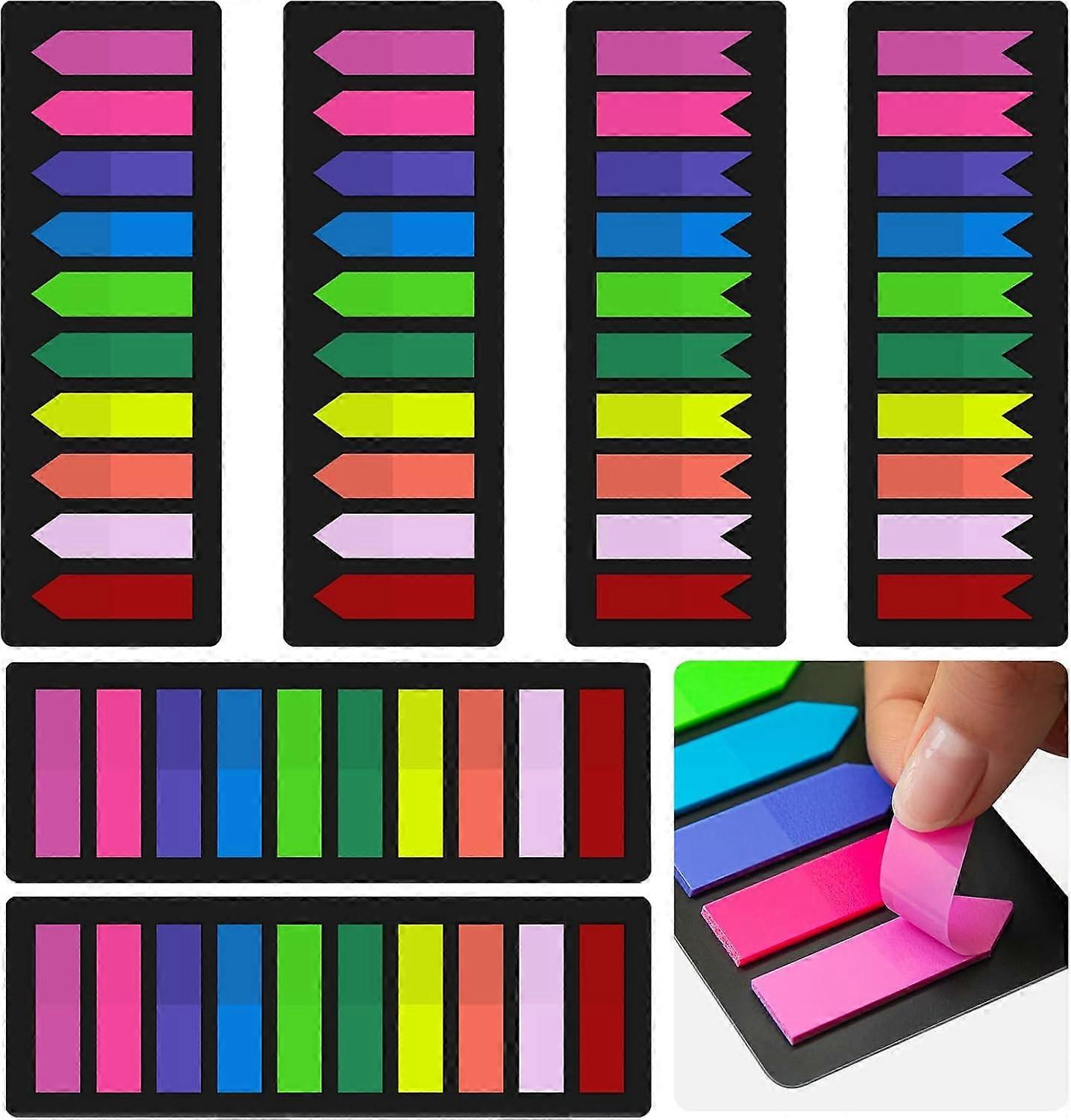 1500 Pieces Sticky Index Tabs - Colored Page Marker Flags for Notebook, Documents, Books