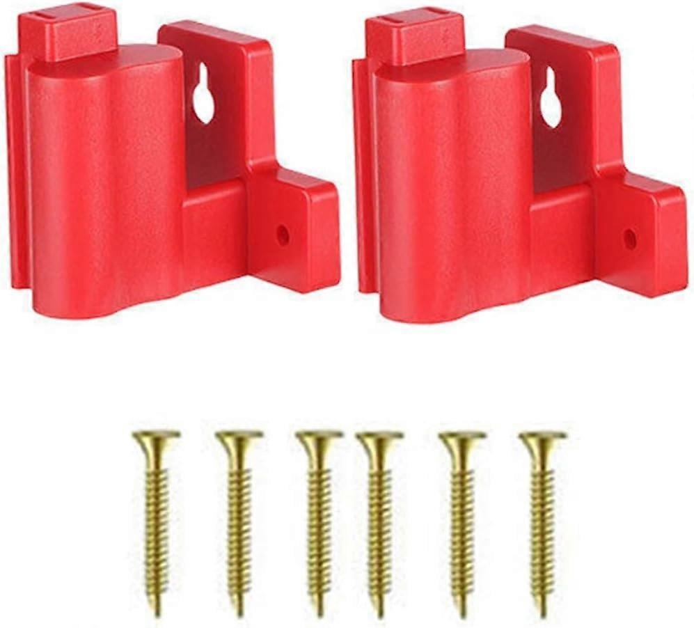 Secure tool holder mount, durable ABS+PC construction, 2 brackets + 6 screws