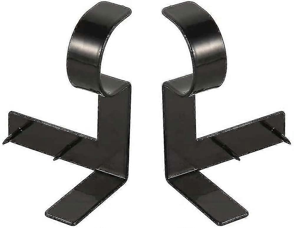 2 Pcs Ain Rod Brackets For 1 Inch Rods, No ,no Screw